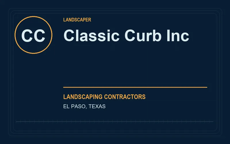 Classic Curb Inc in El Paso, Texas