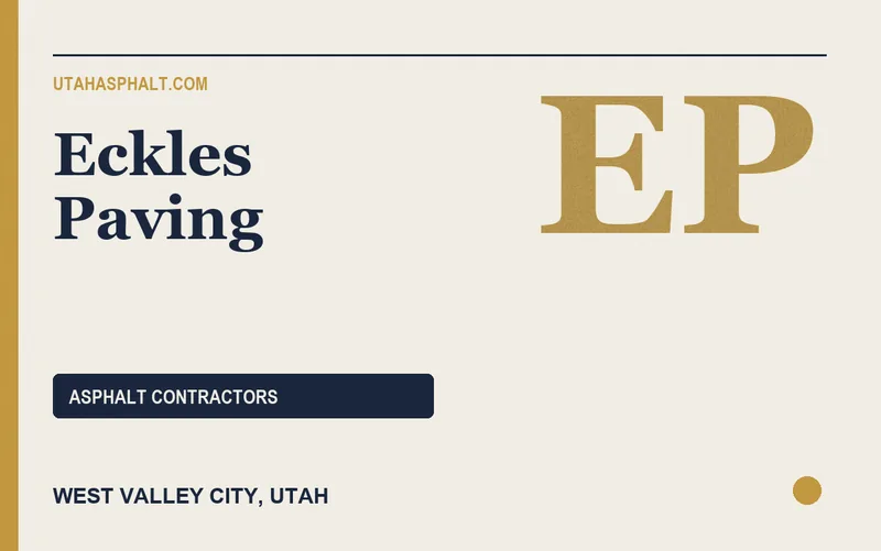 Eckles Paving in West Valley City, Utah