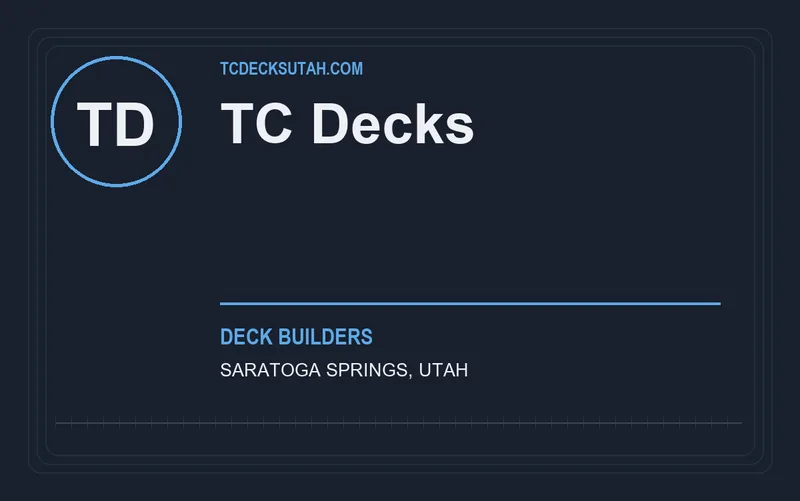TC Decks in Saratoga Springs, Utah