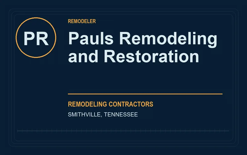 Pauls Remodeling and Restoration in Smithville, Tennessee