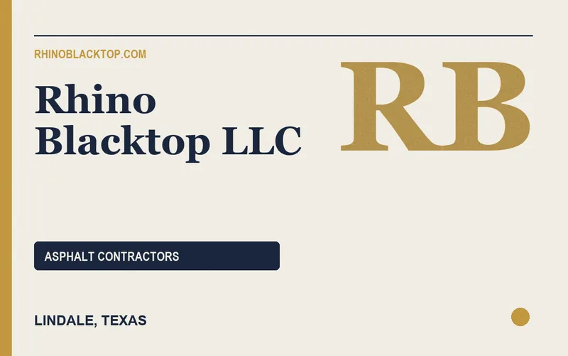 Rhino Blacktop LLC in Lindale, Texas