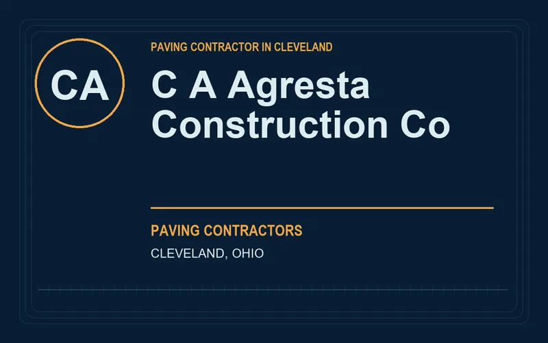 C A Agresta Construction Co in Cleveland, Ohio