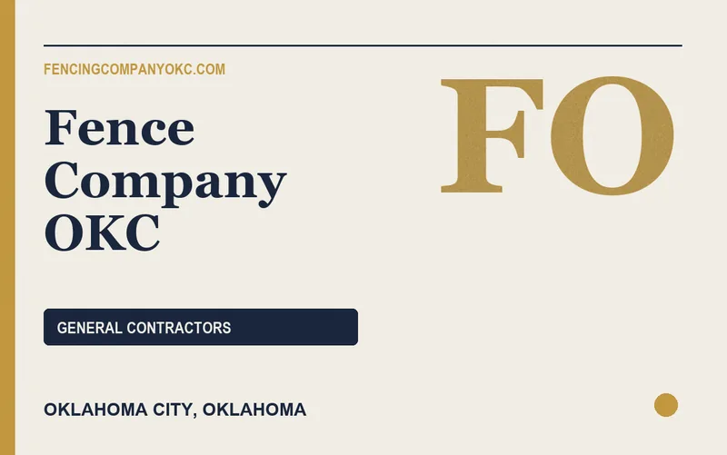 Fence Company OKC in Oklahoma City, Oklahoma