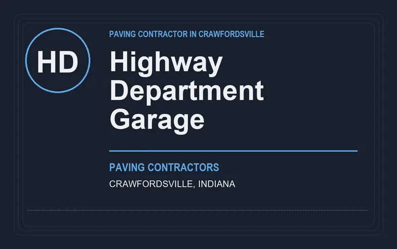 Highway Department Garage in Crawfordsville, Indiana