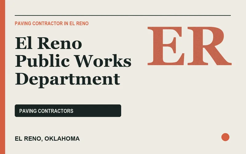 El Reno Public Works Department in El Reno, Oklahoma