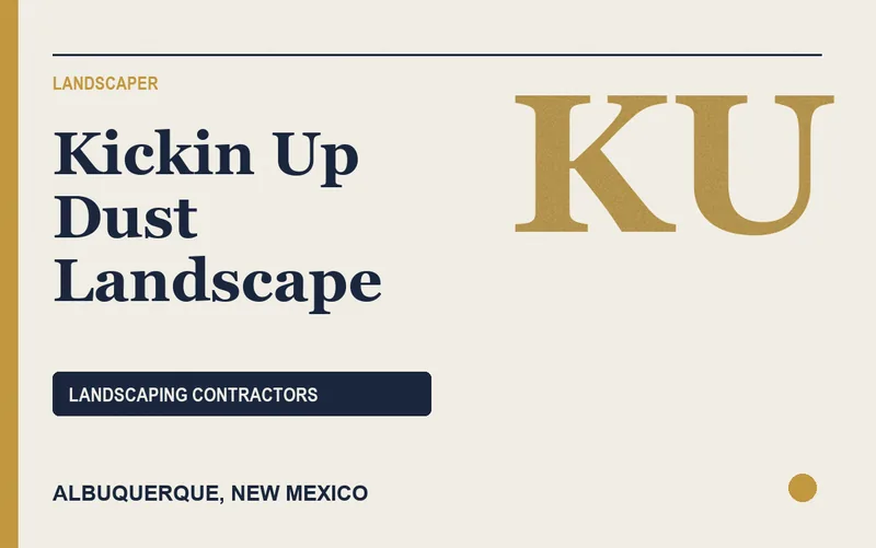Kickin Up Dust Landscape in Albuquerque, New Mexico