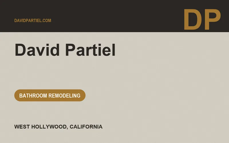 David Partiel in West Hollywood, California