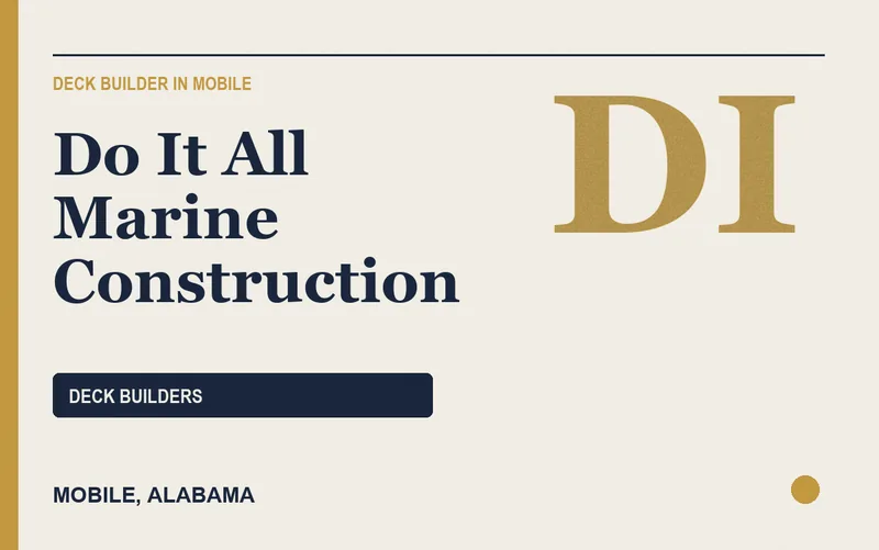 Do It All Marine Construction in Mobile, Alabama