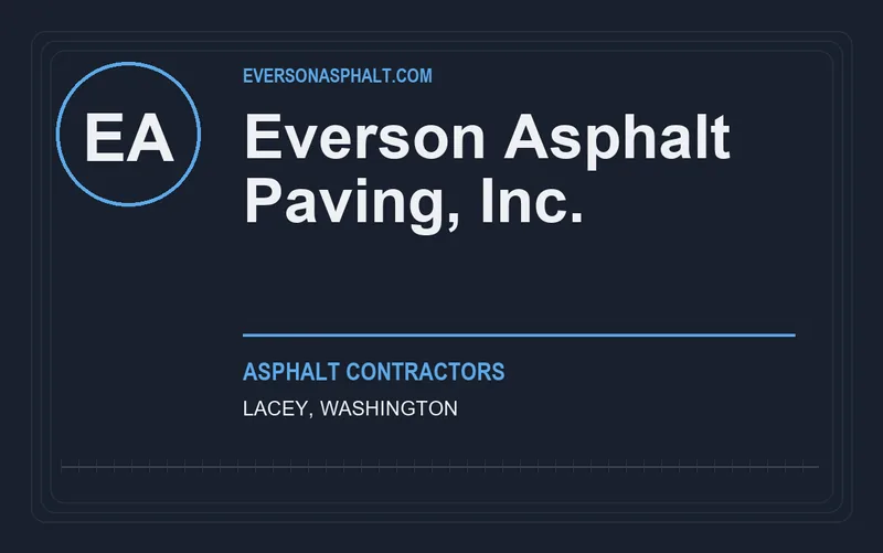 Everson Asphalt Paving, Inc. in Lacey, Washington