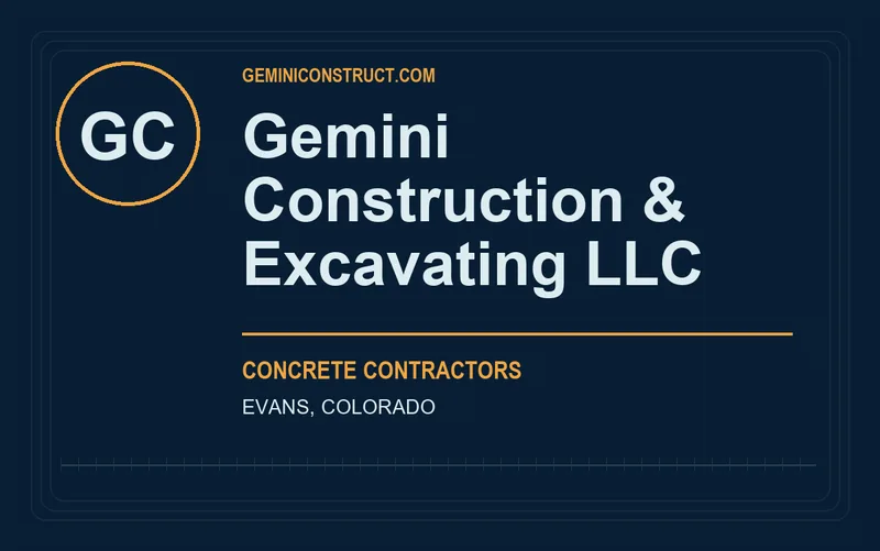 Gemini Construction & Excavating LLC in Evans, Colorado