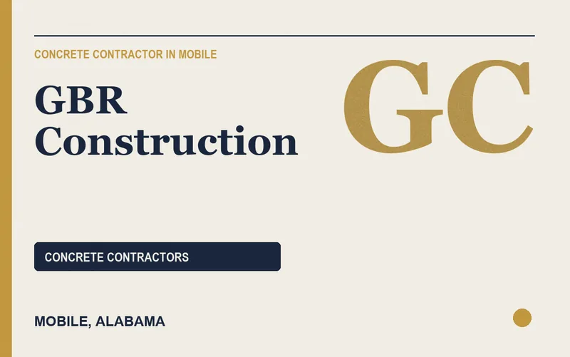GBR Construction in Mobile, Alabama