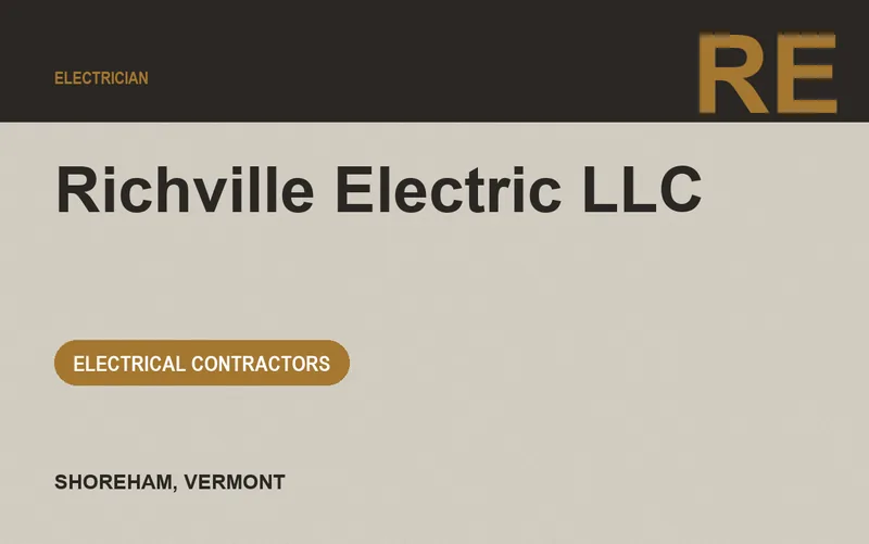 Richville Electric LLC in Shoreham, Vermont
