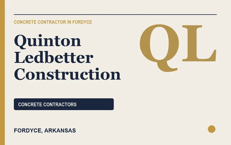 Quinton Ledbetter Construction in Fordyce, Arkansas