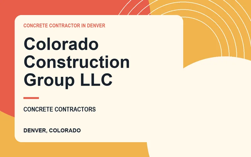 Colorado Construction Group LLC in Denver, Colorado