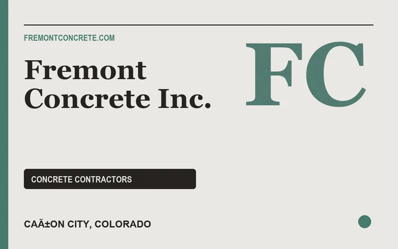 Fremont Concrete Inc. in CaÃ±on City, Colorado
