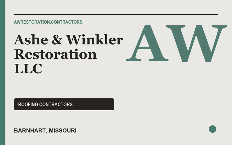 Ashe & Winkler Restoration LLC in Barnhart, Missouri