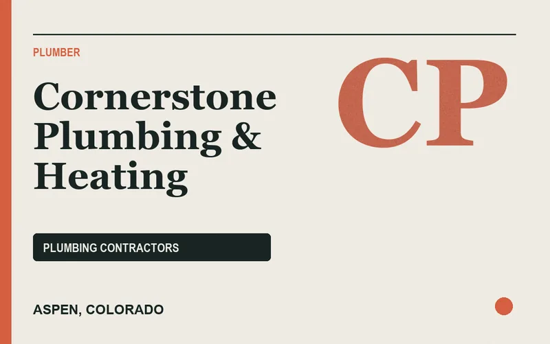 Cornerstone Plumbing & Heating in Aspen, Colorado