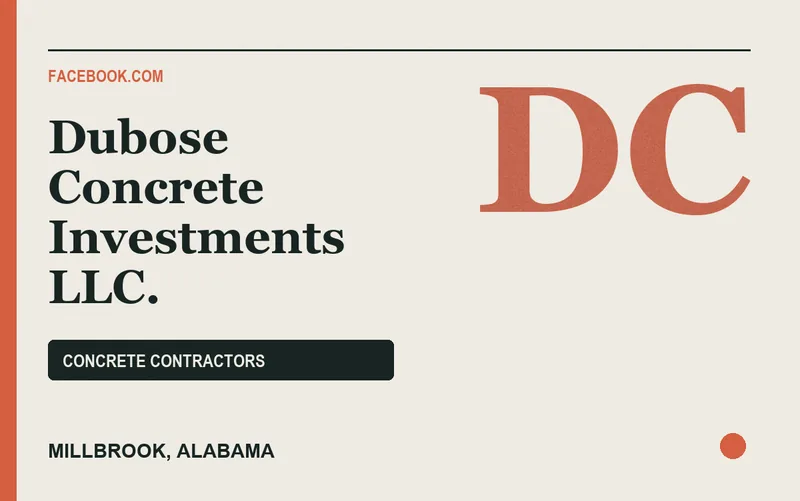 Dubose Concrete Investments L.L.C. in Millbrook, Alabama