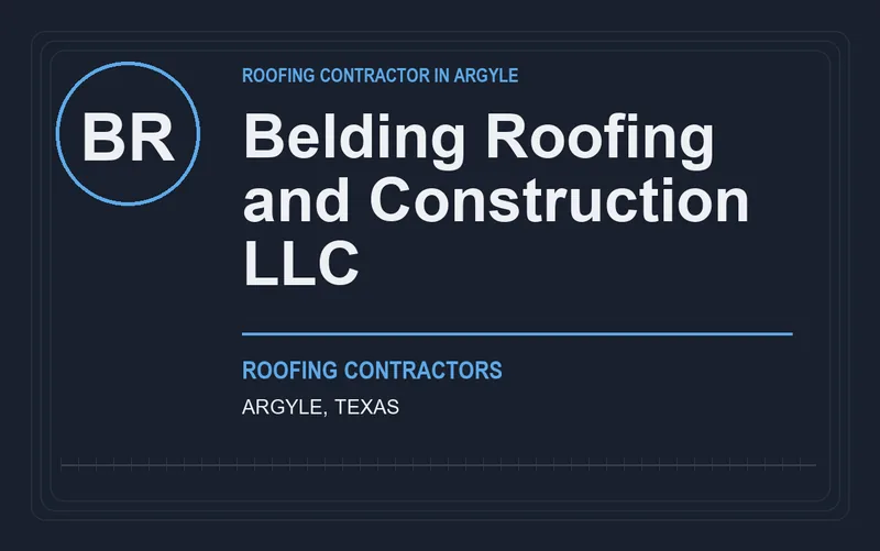 Belding Roofing and Construction LLC in Argyle, Texas