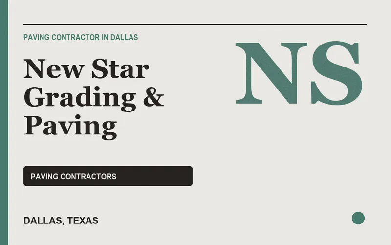 New Star Grading & Paving in Dallas, Texas