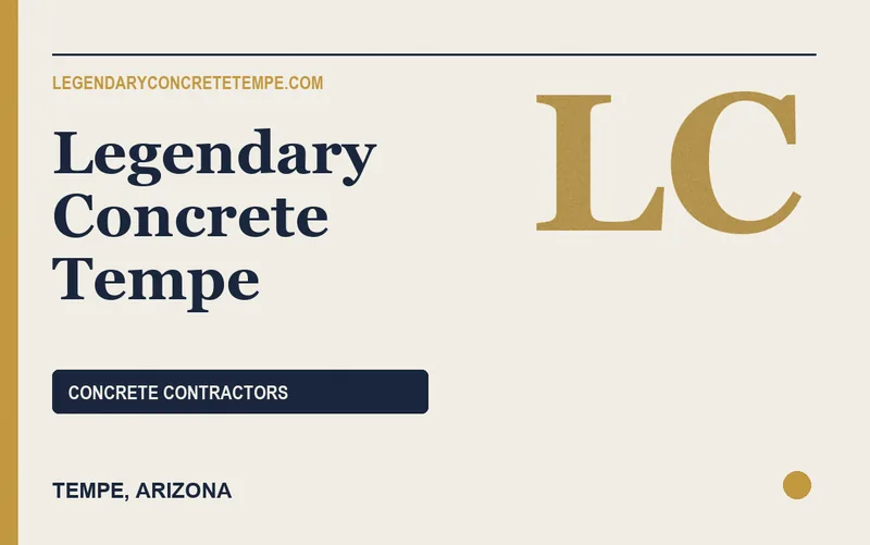 Legendary Concrete Tempe in Tempe, Arizona
