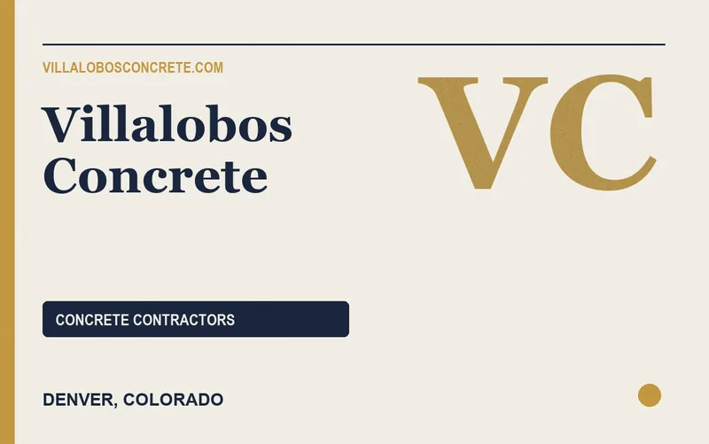 Villalobos Concrete in Denver, Colorado