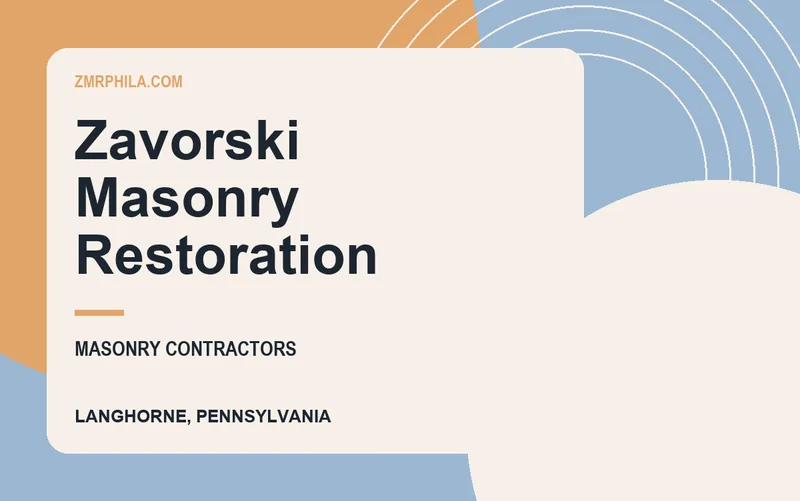 Zavorski Masonry Restoration in Langhorne, Pennsylvania