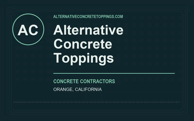 Alternative Concrete Toppings in Orange, California