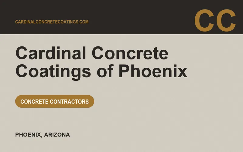 Cardinal Concrete Coatings of Phoenix in Phoenix, Arizona
