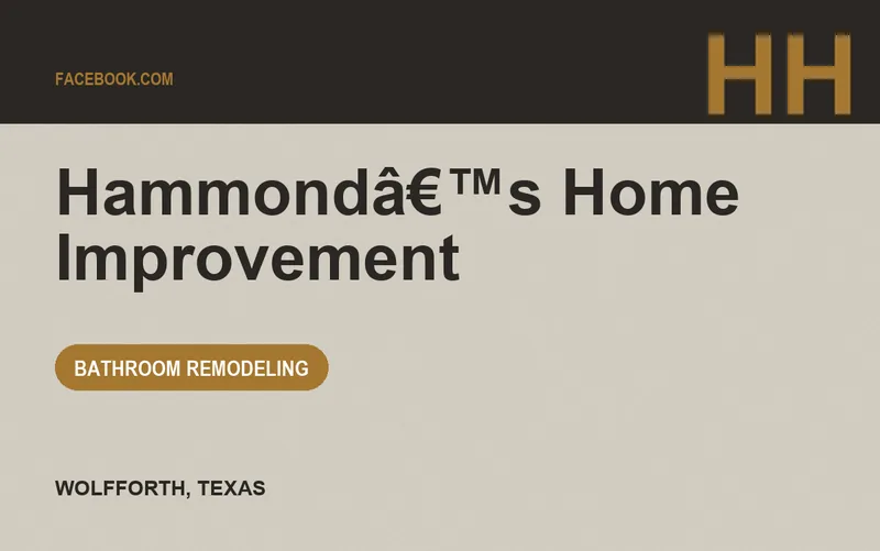 Hammondâ€™s Home Improvement in Wolfforth, Texas