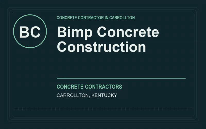 Bimp Concrete Construction in Carrollton, Kentucky