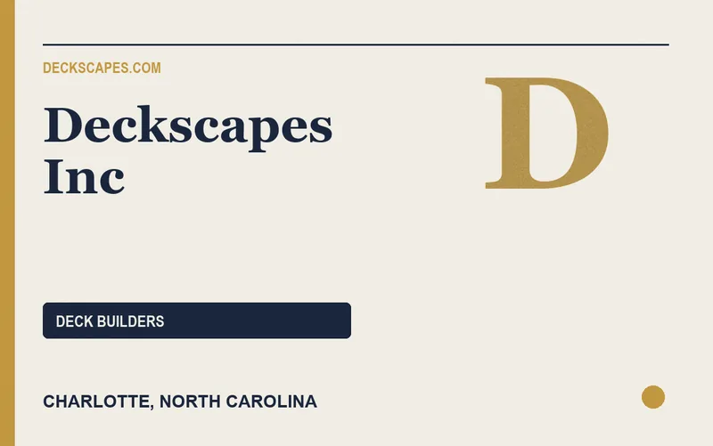 Deckscapes Inc in Charlotte, North Carolina