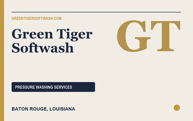 Green Tiger Softwash in Baton Rouge, Louisiana