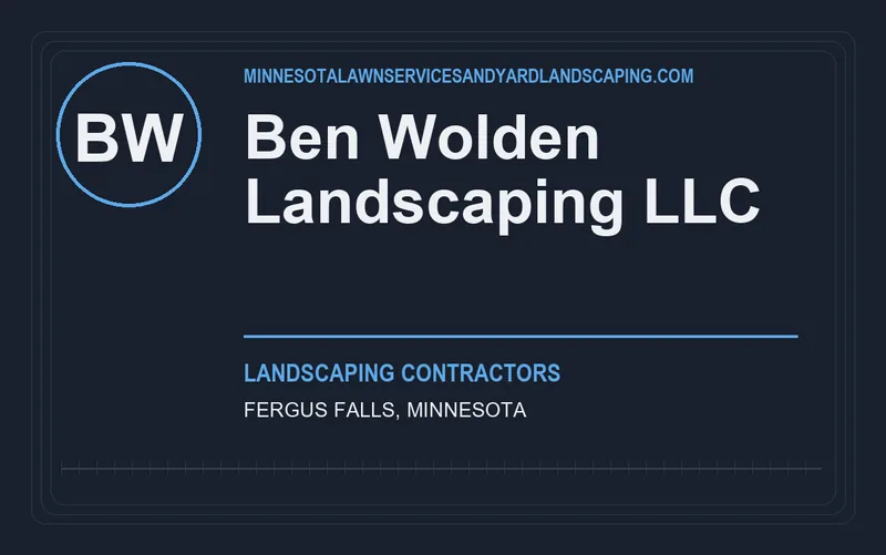 Ben Wolden Landscaping LLC in Fergus Falls, Minnesota