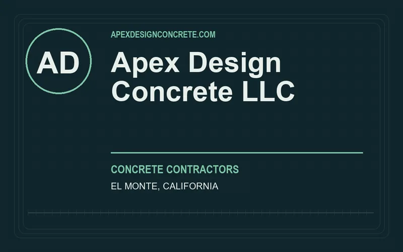 Apex Design Concrete LLC in El Monte, California
