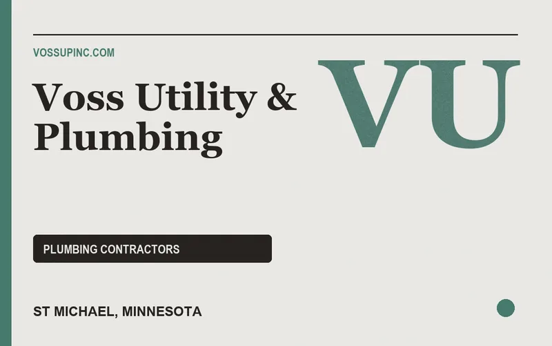 Voss Utility & Plumbing in St Michael, Minnesota