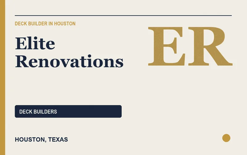 Elite Renovations in Houston, Texas