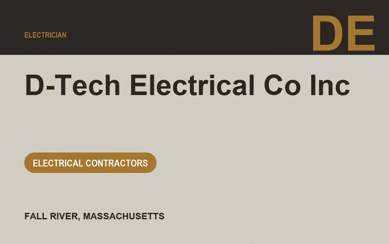 D-Tech Electrical Co Inc in Fall River, Massachusetts