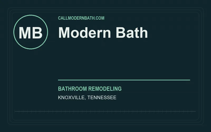 Modern Bath in Knoxville, Tennessee