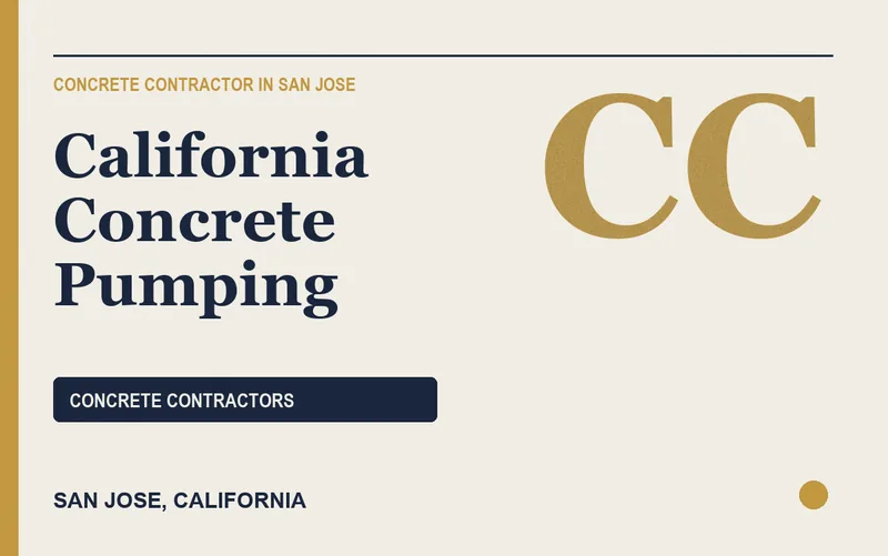 California Concrete Pumping in San Jose, California