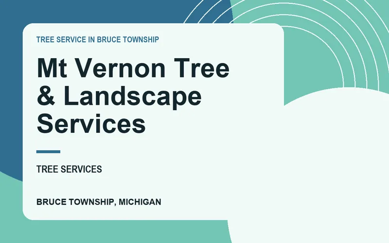 Mt Vernon Tree & Landscape Services in Bruce Township, Michigan