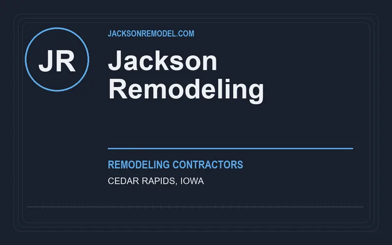 Jackson Remodeling in Cedar Rapids, Iowa