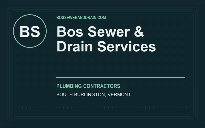 Bos Sewer & Drain Services in South Burlington, Vermont