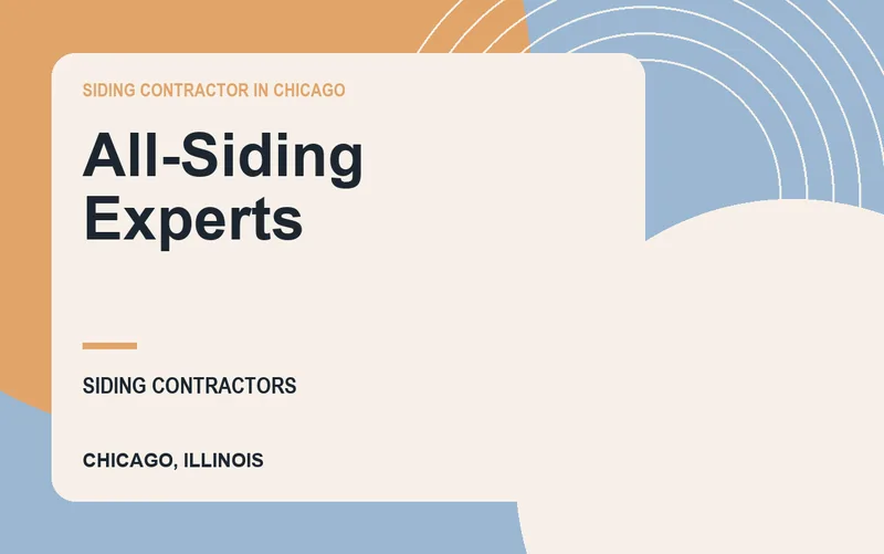 All-Siding Experts in Chicago, Illinois