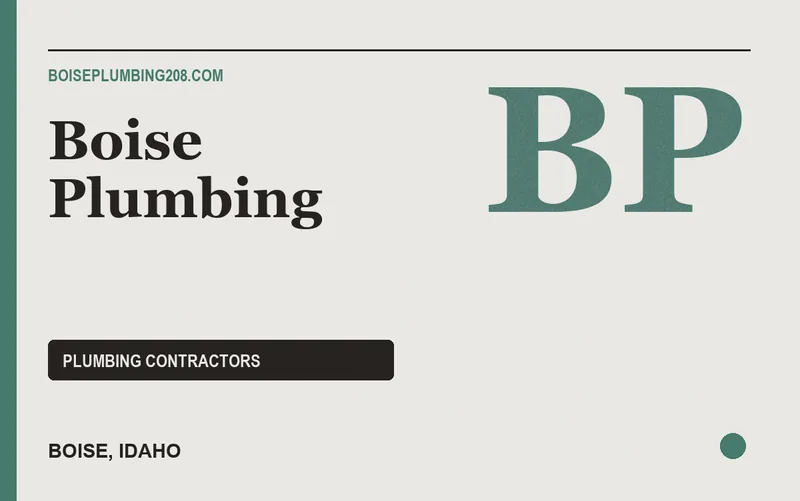 Boise Plumbing in Boise, Idaho