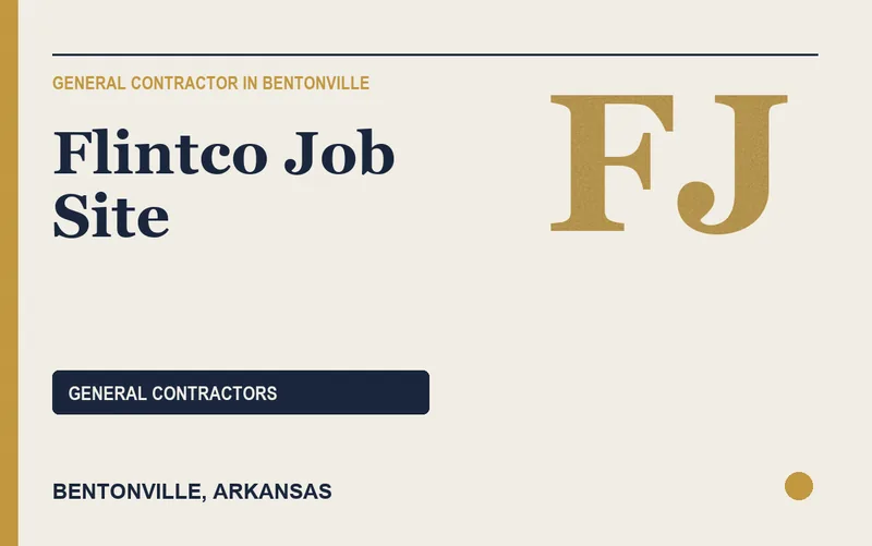 Flintco Job Site in Bentonville, Arkansas