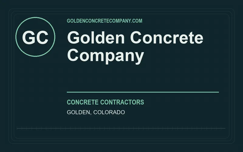 Golden Concrete Company in Golden, Colorado