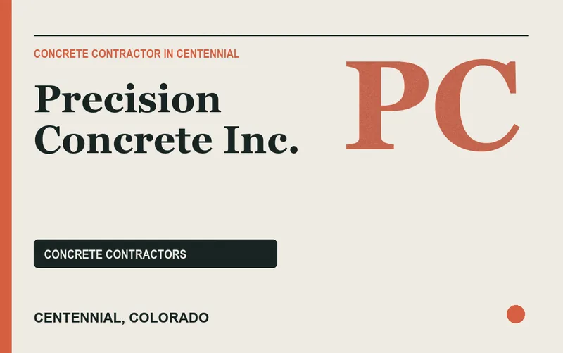 Precision Concrete Inc. in Centennial, Colorado