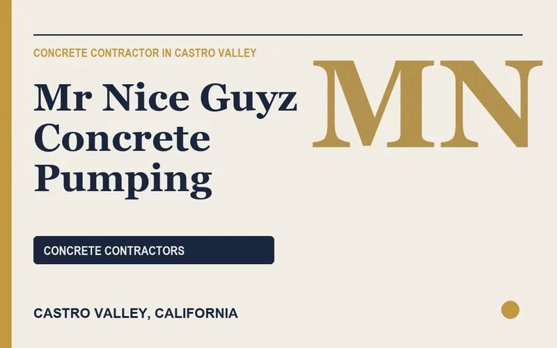 Mr Nice Guyz Concrete Pumping in Castro Valley, California