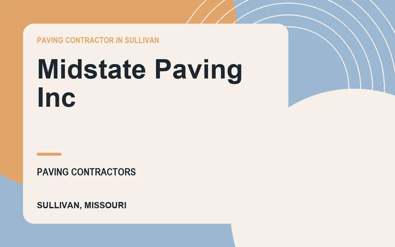 Midstate Paving Inc in Sullivan, Missouri